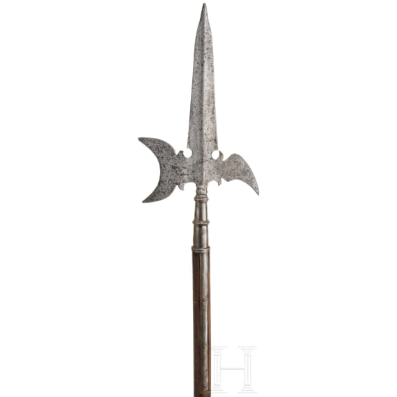 A German halberd, circa 1700
