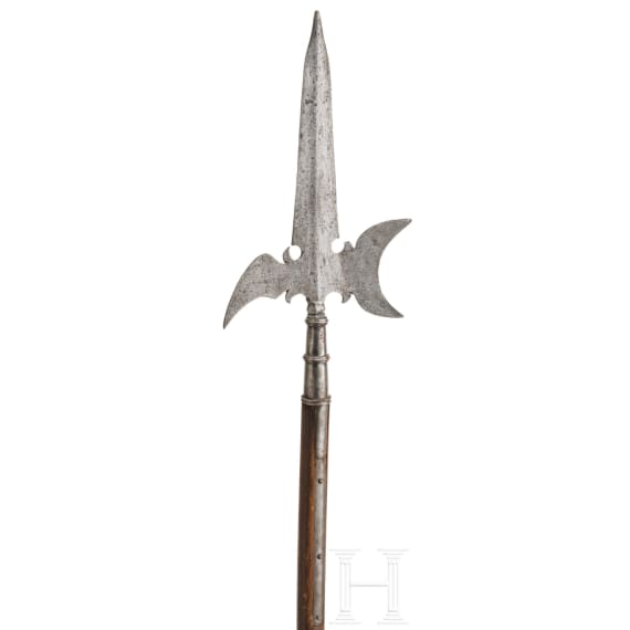 A German halberd, circa 1700