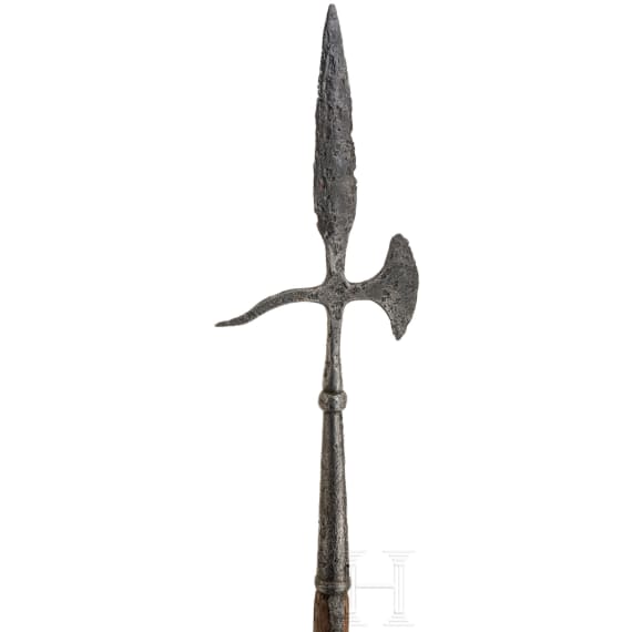 A German night watchman's halberd, 17th/18th century
