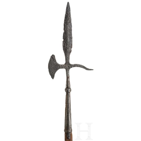 A German night watchman's halberd, 17th/18th century