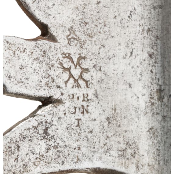 An Austrian spontoon, mid-18th century