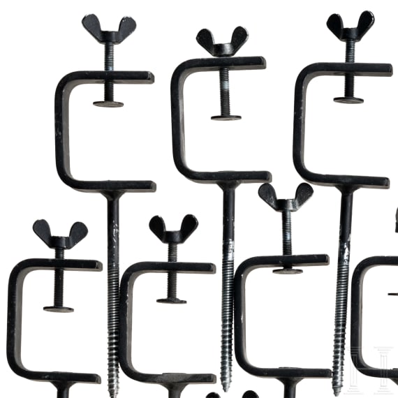 25 wall brackets for halberds