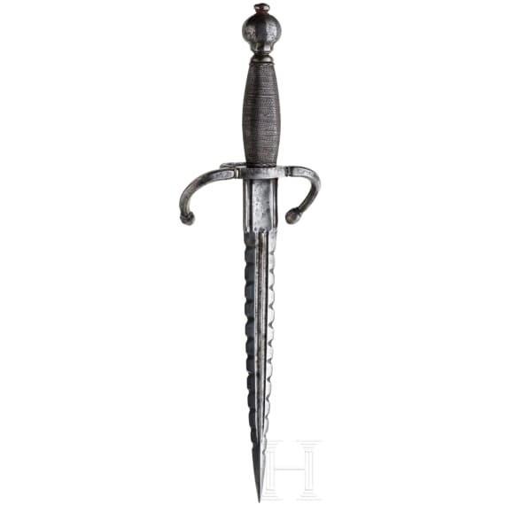 Linkhanddolch. Italien, um 1620