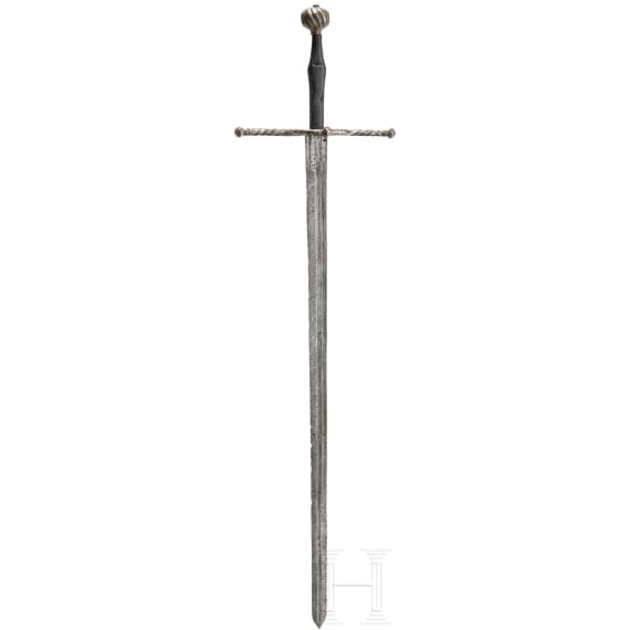 A German hand-and-a-half sword, ca. 1540/50