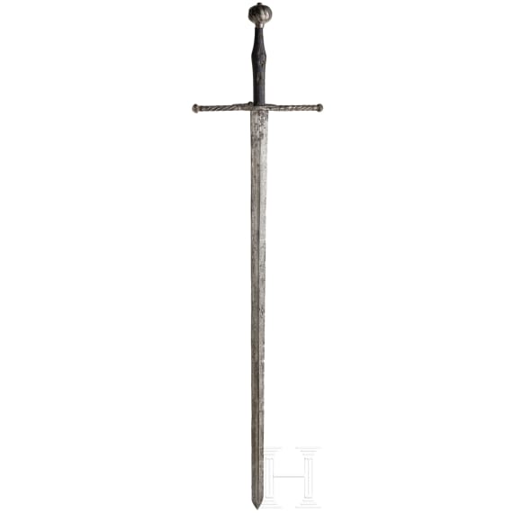 A German hand-and-a-half sword, ca. 1540/50
