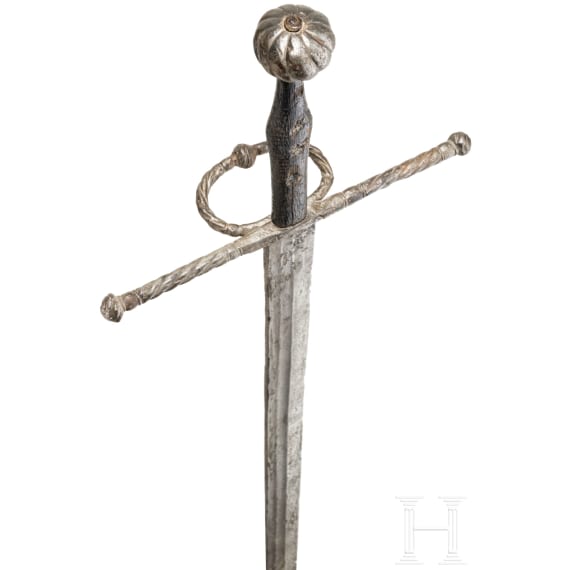A German hand-and-a-half sword, ca. 1540/50