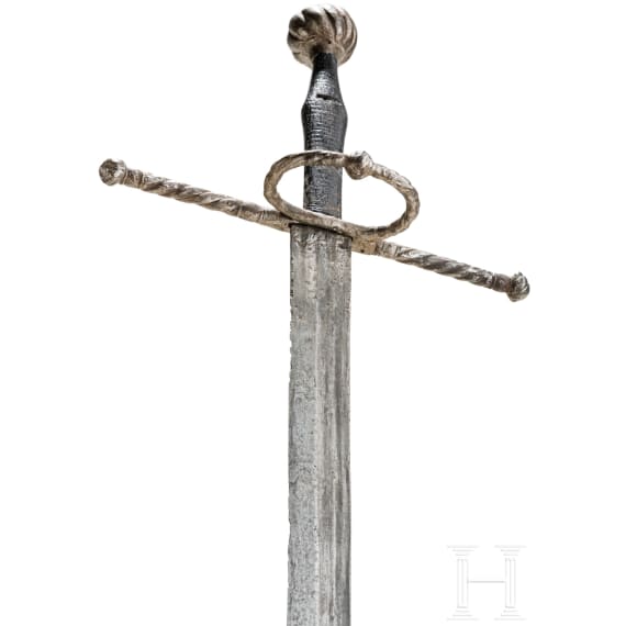 A German hand-and-a-half sword, ca. 1540/50