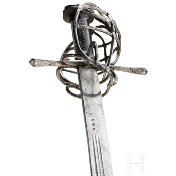 An Austrian basket hilt saber, ca. 1570