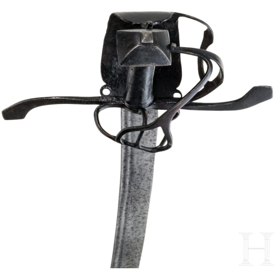 A South German dus&auml;gge (tessak) with Passau blade, circa 1580