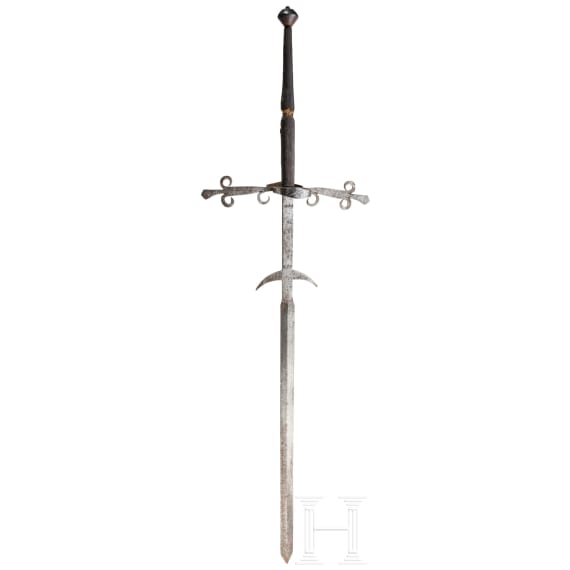 A German two-hand sword, circa 1580