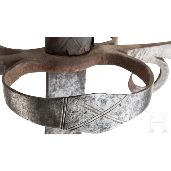 A German two-hand sword, circa 1580