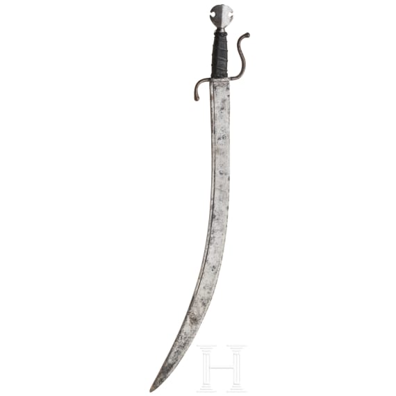 A heavy north Italian campaign saber (storta), ca. 1580