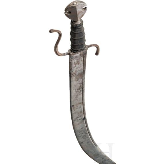 A heavy north Italian campaign saber (storta), ca. 1580