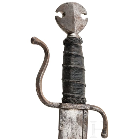 A heavy north Italian campaign saber (storta), ca. 1580