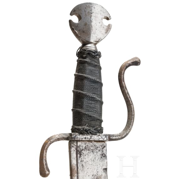 A heavy north Italian campaign saber (storta), ca. 1580