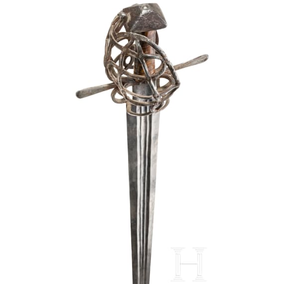 An Austrian basket hilt sword, circa 1580