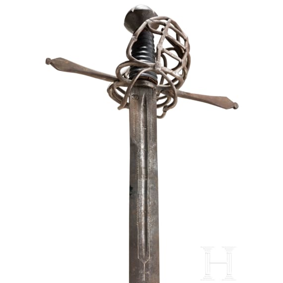 An Austrian basket hilt sword, ca. 1580