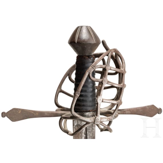 An Austrian basket hilt sword, ca. 1580