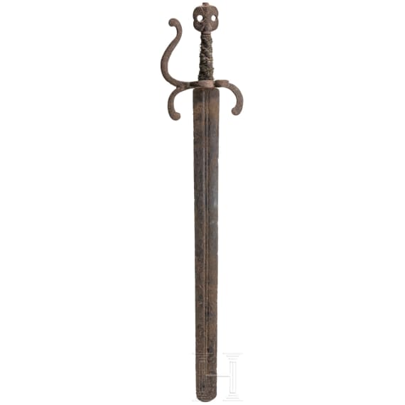 A Styrian short sword with etched blade, Austria, ca. 1580