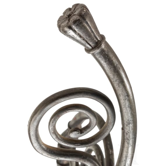 An Austrian or Swiss two-handed sword (flamberge), circa 1580