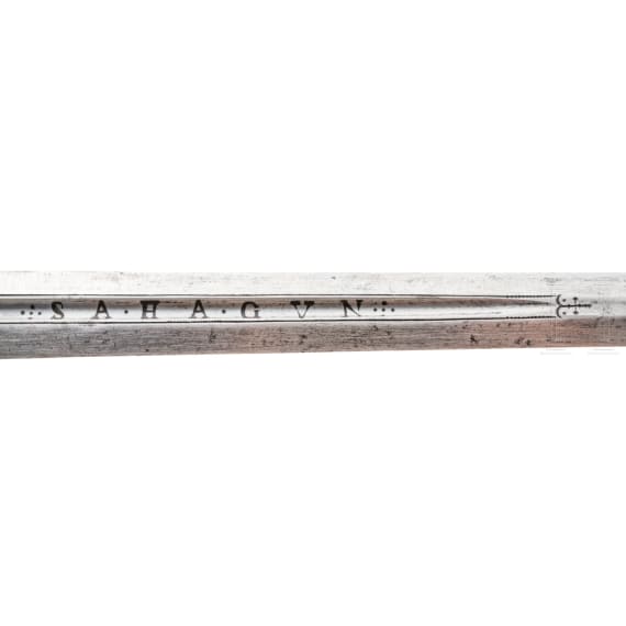 A fine Italian rapier with chiselled and gilt guard, probably Milan, circa 1580/90