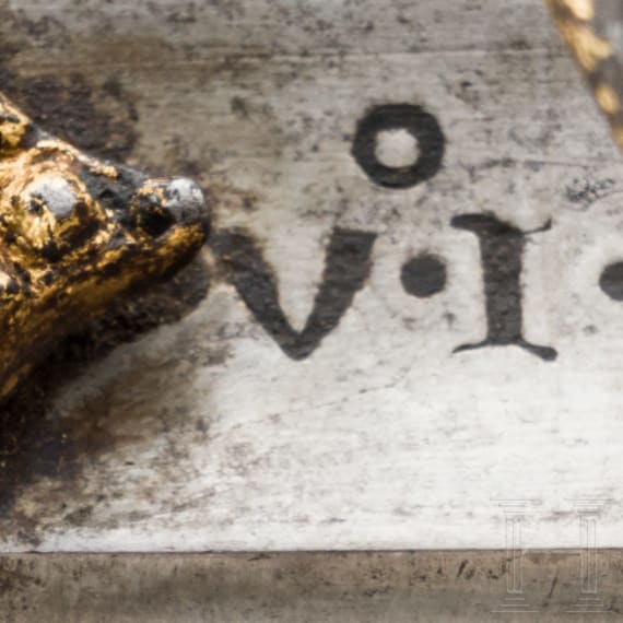 A fine Italian rapier with chiselled and gilt guard, probably Milan, circa 1580/90
