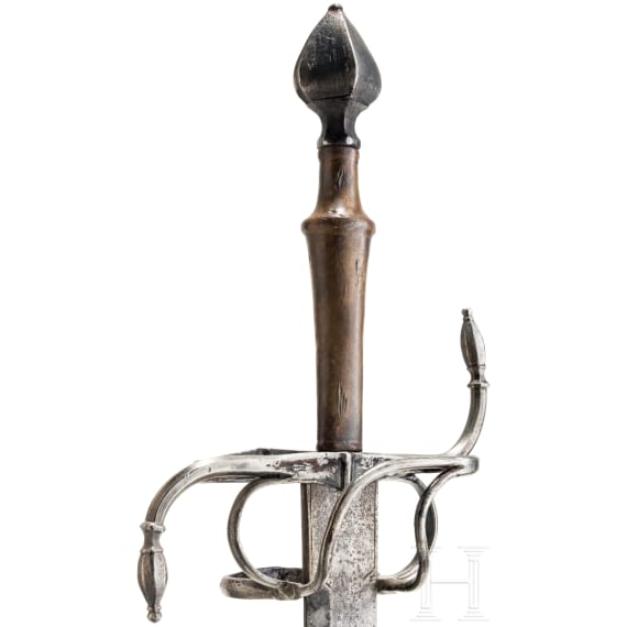 A south German hand-and-a-half sword, circa 1600
