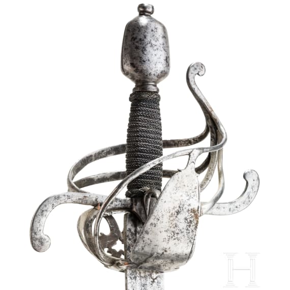 Milit&auml;rischer Degen mit R&uuml;ckenklinge, deutsch, um 1610