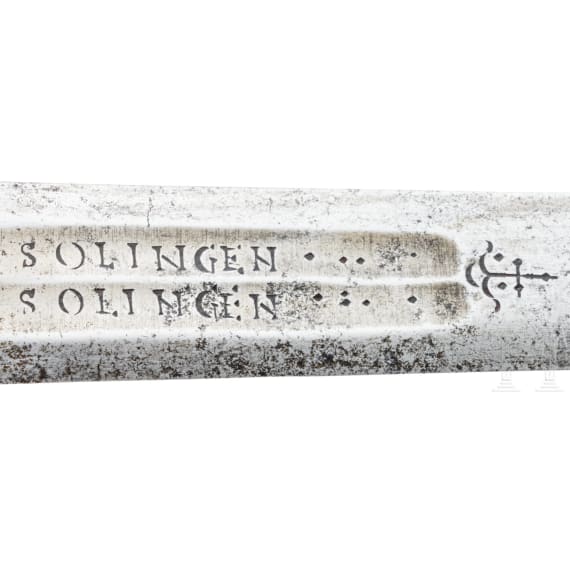 Schwerer Degen, Solingen, um 1610