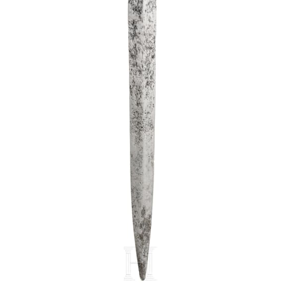 Rapier vom Pappenheimer Typus mit niedrigem Korbgef&auml;&szlig;, Solingen, um 1620