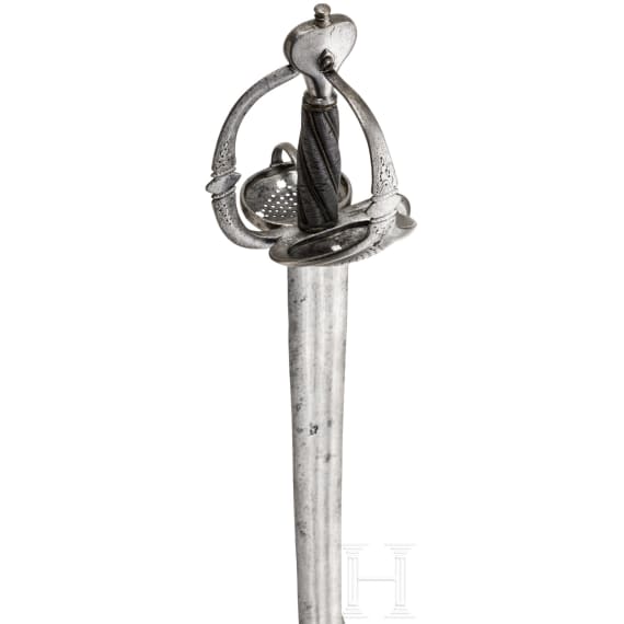 Schwerer Haudegen mit M&uuml;nchner Stantler-Klinge, s&uuml;ddeutsch, um 1630