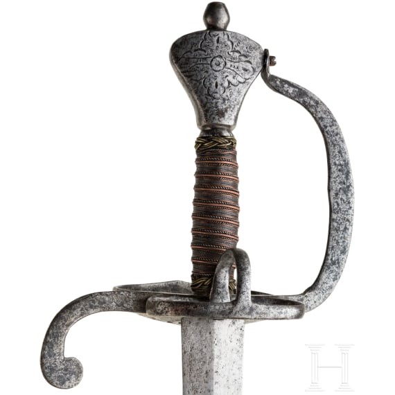 Felddegen mit Scheide, deutsch, um 1630