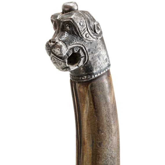 Eisengeschnittener Offiziers-Felds&auml;bel, S&uuml;ddeutschland oder Schweiz, um 1630