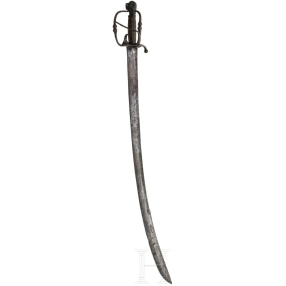 Felds&auml;bel mit L&ouml;wenkopfknauf, S&uuml;ddeutschland oder Schweiz, um 1650