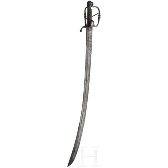 Felds&auml;bel mit L&ouml;wenkopfknauf, S&uuml;ddeutschland oder Schweiz, um 1650