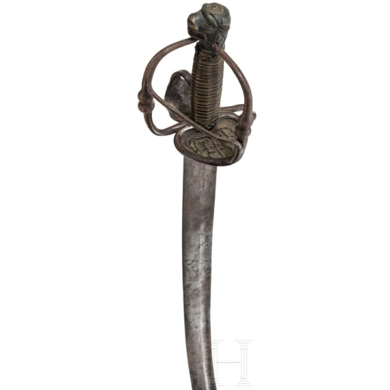 Felds&auml;bel mit L&ouml;wenkopfknauf, S&uuml;ddeutschland oder Schweiz, um 1650