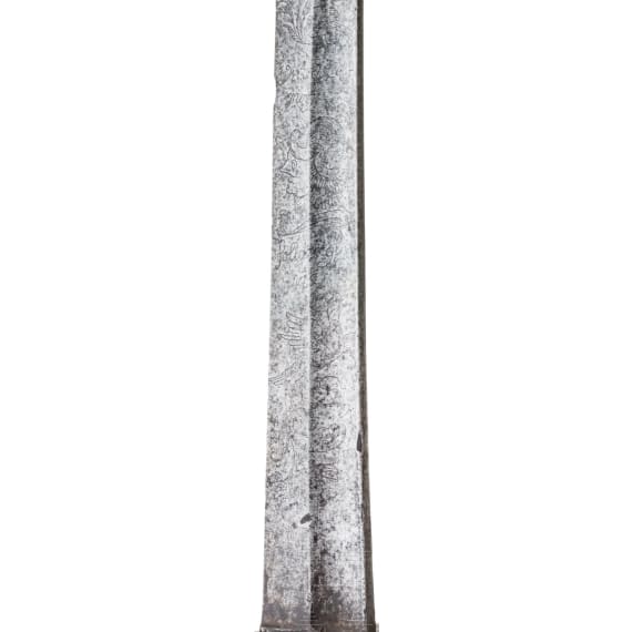 Felds&auml;bel mit ge&auml;tzter Klinge, deutsch, Mitte 17. Jhdt.