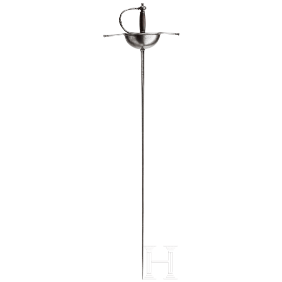 Glockenrapier mit Solinger Klinge, Spanien oder Italien, um 1650