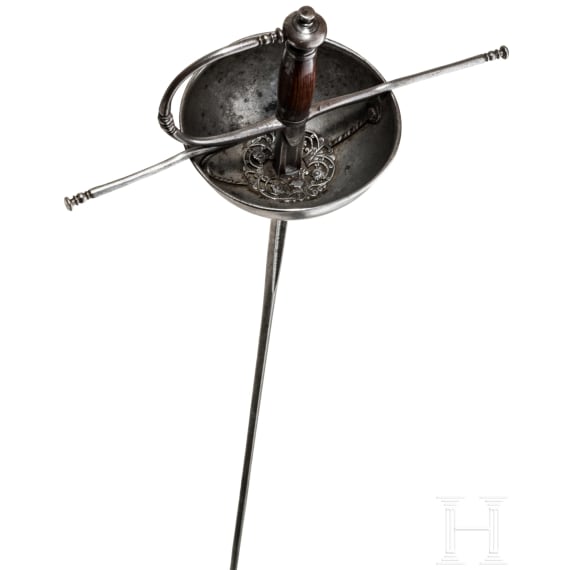 Glockenrapier mit Solinger Klinge, Spanien oder Italien, um 1650