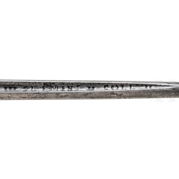 Glockenrapier mit Solinger Klinge, Spanien oder Italien, um 1650