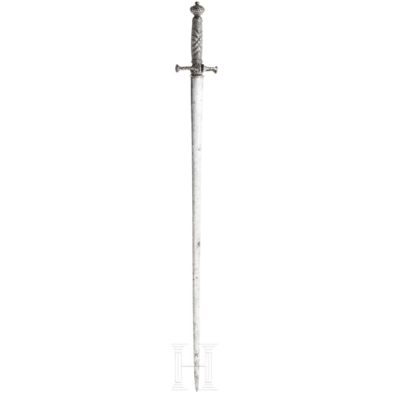 Stadtschwert, s&uuml;ddeutsch, wohl Augsburg, um 1660
