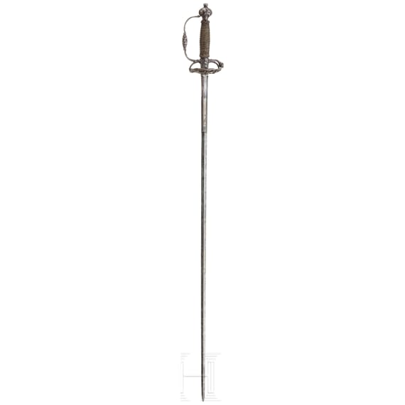 Offiziers-Felddegen mit eisengeschnittenem Gef&auml;&szlig;, Niederlande um 1660&ndash;80