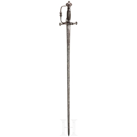 Feldegen mit Klingen&auml;tzung, deutsch, um 1660/70