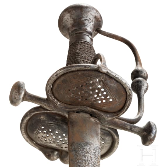 Feldegen mit Klingen&auml;tzung, deutsch, um 1660/70