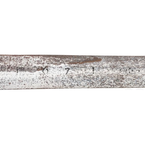 Walonendegen, Niederlande, datiert 1671