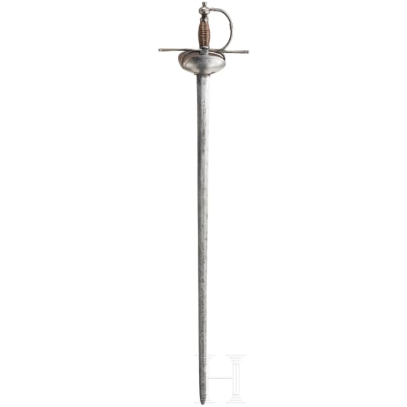 Milit&auml;rischer Glockendegen mit deutscher Klinge, Spanien, um 1700