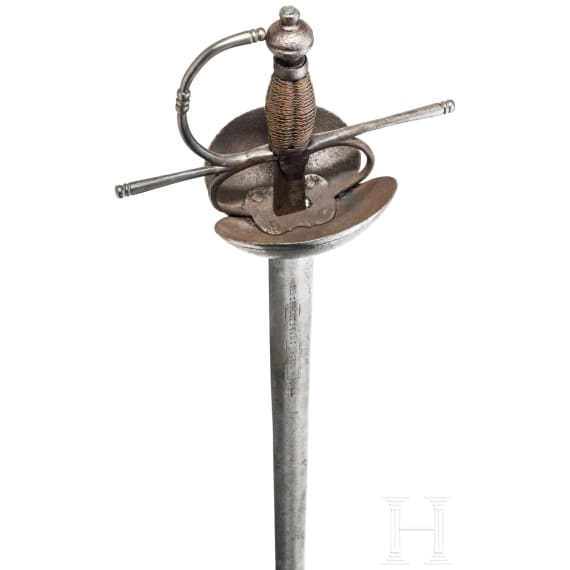 Milit&auml;rischer Glockendegen mit deutscher Klinge, Spanien, um 1700