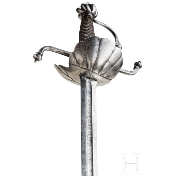 Schalendegen, Spanien, datiert 1701
