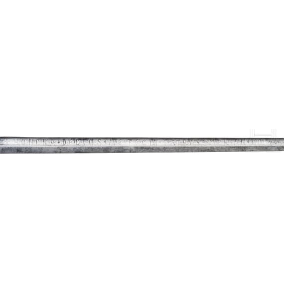 Schalendegen, Spanien, datiert 1701