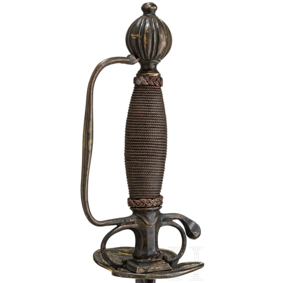 Degen mit spanischer Klinge (Toledo?), Frankreich, um 1710